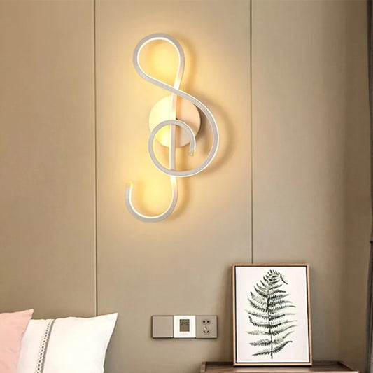 Modern Minimalist Wall Lamps Living Room Bedroom Bedside Luster - TodaysEssentialHomeDecor