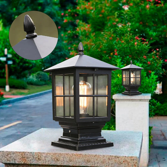 Outdoor Waterproof Post Light Villa Column Lamp Fence Gate Pillar - TodaysEssentialHomeDecor